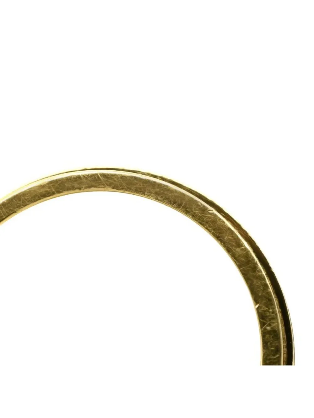Tiffany & Co Ring T Two Narrow Diamond Yellow Gold 18K YG